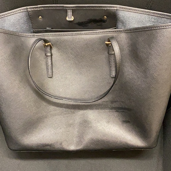 Michael Kors Jet Set black saffiano tote bag - Picture 5 of 11